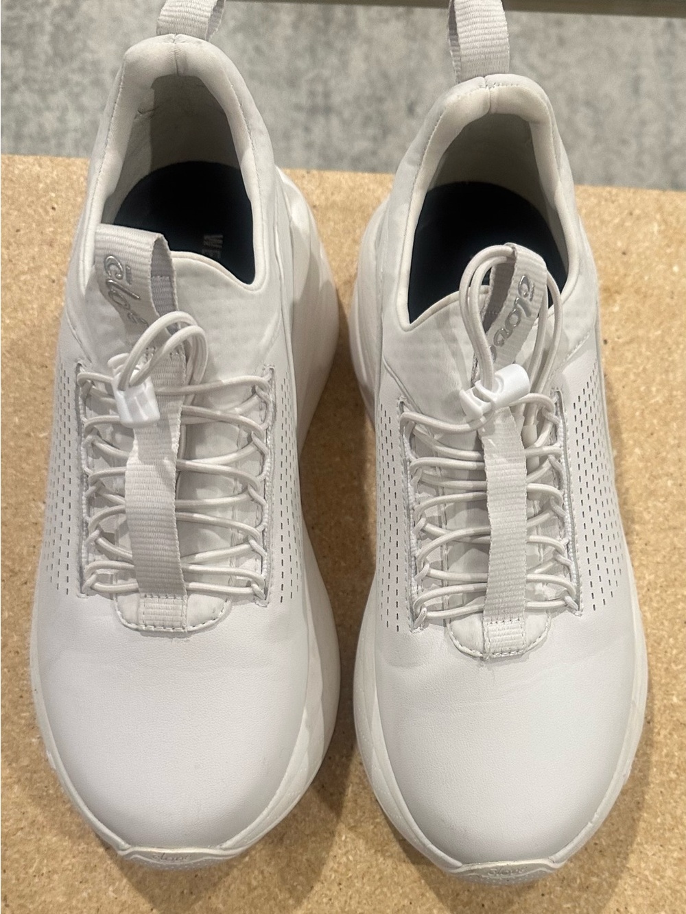 Lightweight White Women's Athletic Slip-On Sneakers